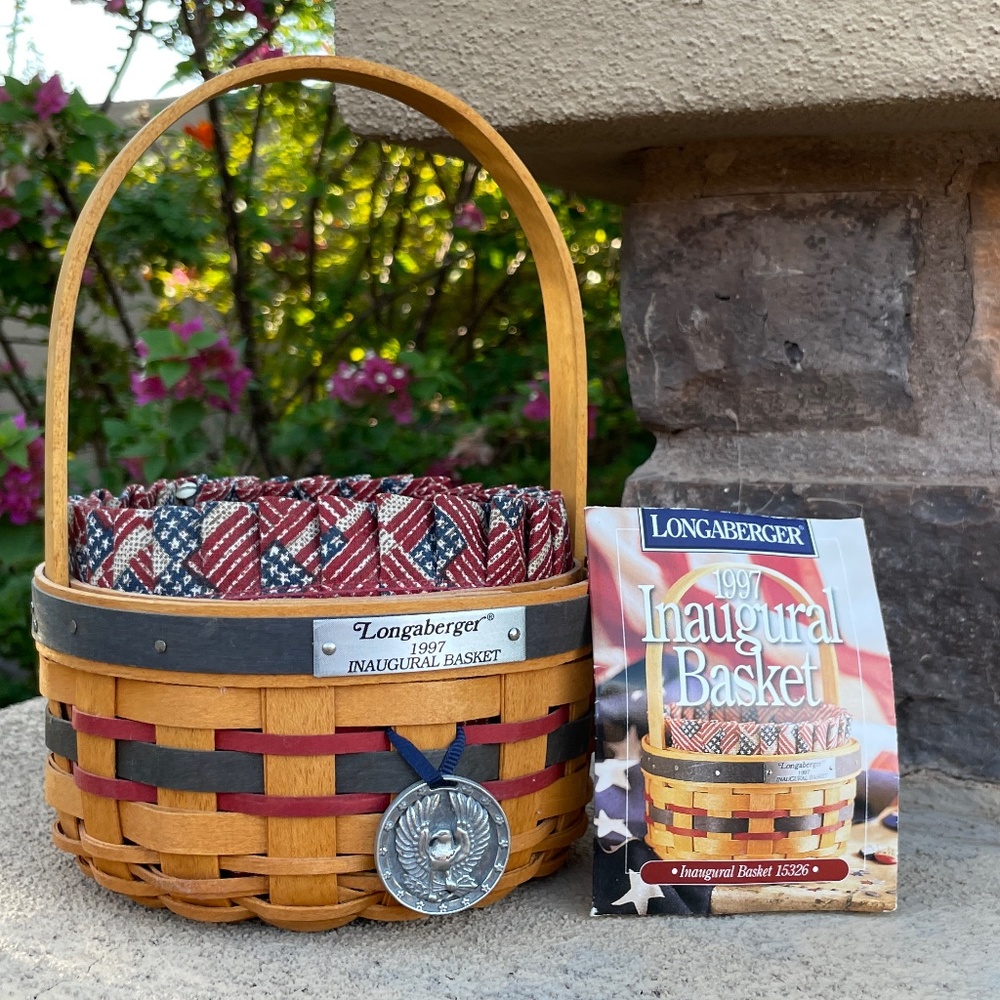 Longaberger 1997 Inaugural Basket Combo